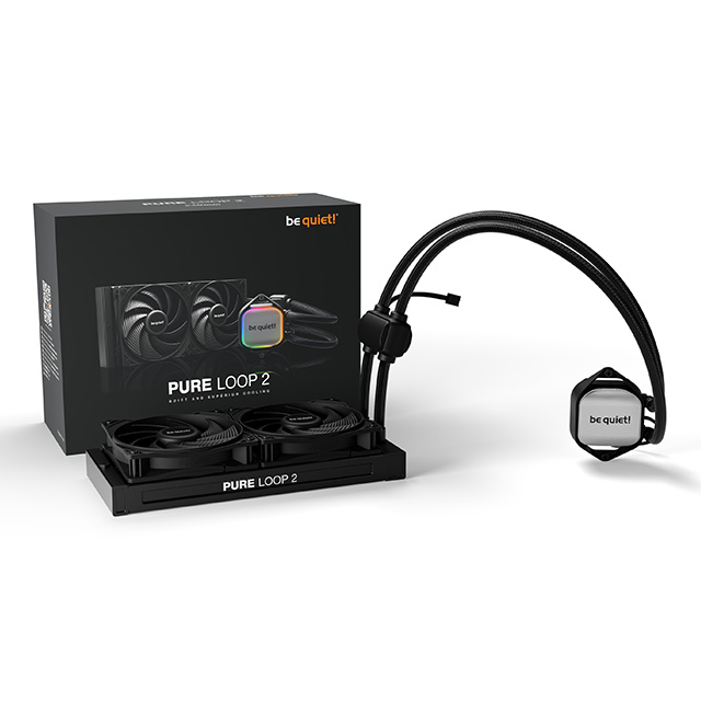 Enfriamiento Liquido Be Quiet! Pure Loop 2, 240mm, 2 Ventiladores RGB, Silencioso - BW017