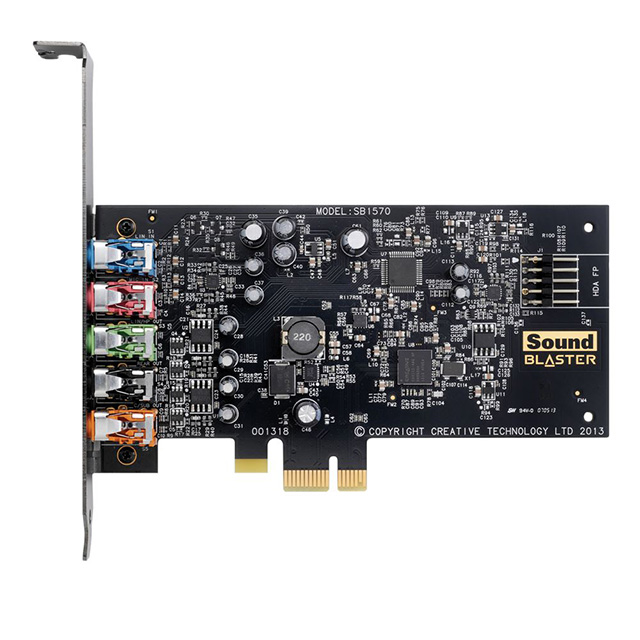 Tarjeta de sonido Creative Sound Blaster Audigy FX, PCI-e, 24-Bit, 96kHz - 70SB157000000