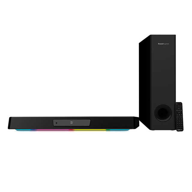 Barra de Sonido Creative Sound Blaster Katana V2X, Bluetooth, 180W, 3.5mm, Subwoofer, RGB - 51MF8400AA000