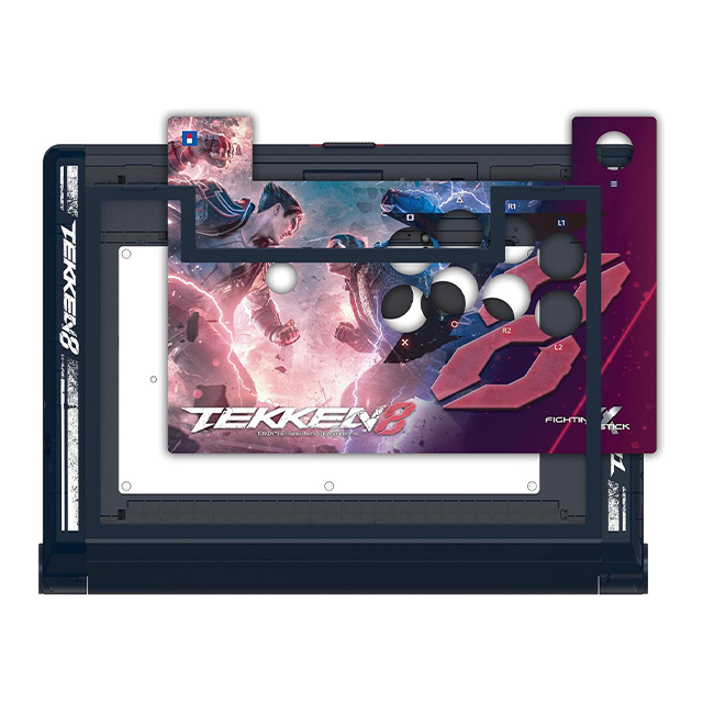 Control HORI Arcade Fight Stick Alpha Tekken 8 con Licencia Oficial para PlayStation PS5, PS4 y para Windows 10 | 11