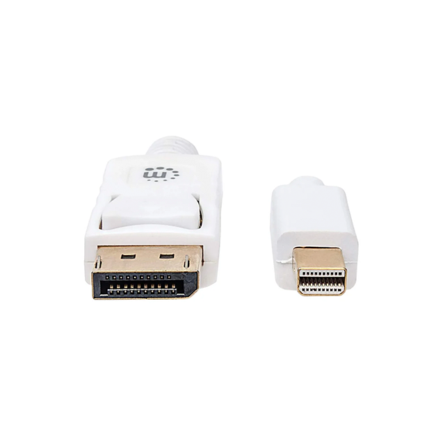 Cable Mini DisplayPort a DisplayPort Manhattan, 2 m, Macho a Macho, Blanco – 324748