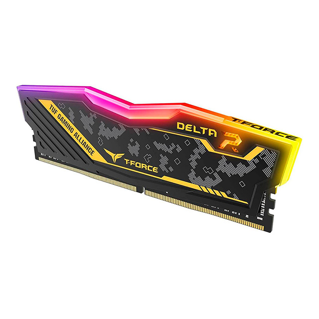 Memoria RAM Teamgroup T-Force Delta TUF RGB DDR4 32GB 1x32GB, 3200MHZ Camuflaje - TF9D432G3200HC16F01