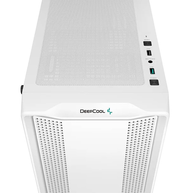 Gabinete DeepCool CC560 WH V2, Midtower, 4 Ventiladores Azules, ATX, Blanco - R-CC560-WHGAA4-G-2