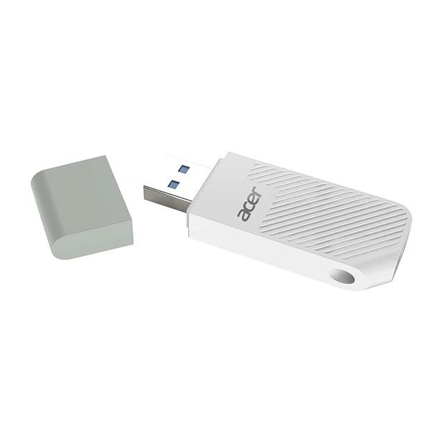 Memoria USB Acer UP300, 128GB, USB A 3.2, Lectura 120MB/s, Escritura 100MB/s, Blanco - BL.9BWWA.567