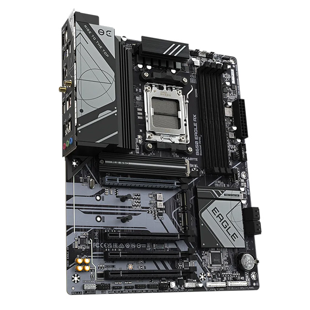 Tarjeta Madre Gigabyte B650 Eagle AX, ATX, AM5, DDR5 7600Mhz OC, x3 M.2, WiFi 6 , Bluetooth 5.2 - B650-EAGLE-AX