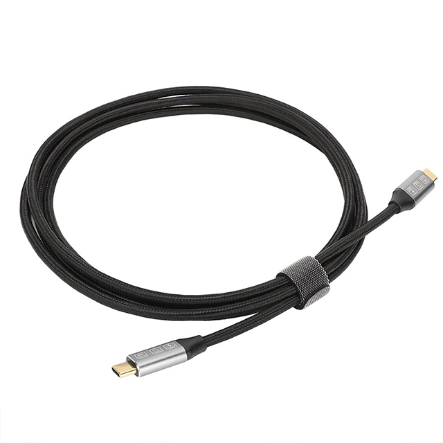 Cable Gamaxima USB-C a USB-C, 240w, 40Gbps, Thunderbolt 4, 8k60Hz, 1 metro - X0047C8JBZ