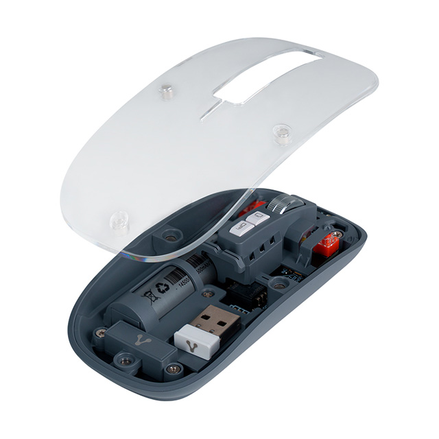 Mouse Vorago MO-415, Inalambrico, Recargable USB Tipo-C - MO-415