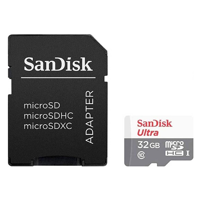 Memoria Micro SDHC SanDisk Ultra 32GB, Clase 10, 100 MB/s - SDSQUNR-032G-GN3MA