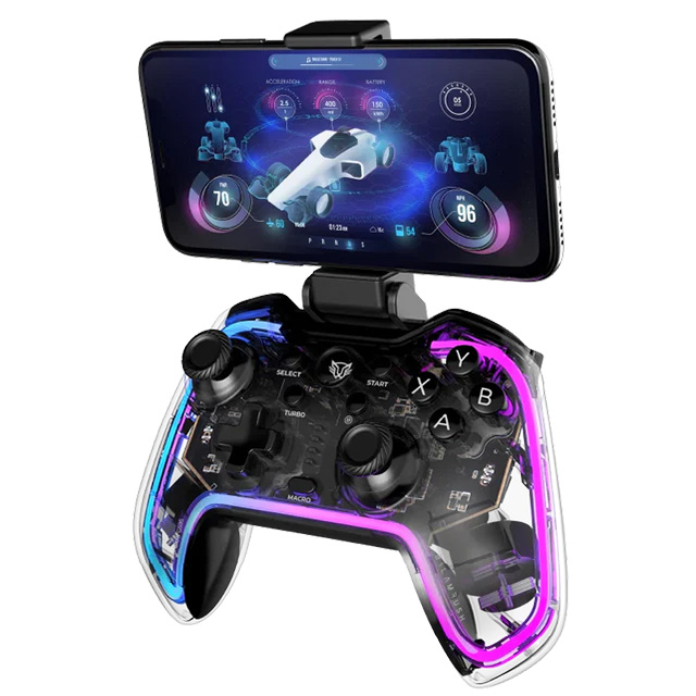 Control Inalámbrico BalamRush Kontrol Glow G595, Bluetooth, RGB, Botones Programables, PC, PS5, PS4, Android, iOS, Switch - BR-939610