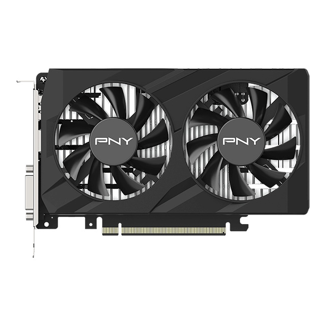 Tarjeta de Video PNY Nvidia Geforce GTX 1650 Verto Dual Fan, 4 GB GDDR6 - VCG16514D6DFXPB1