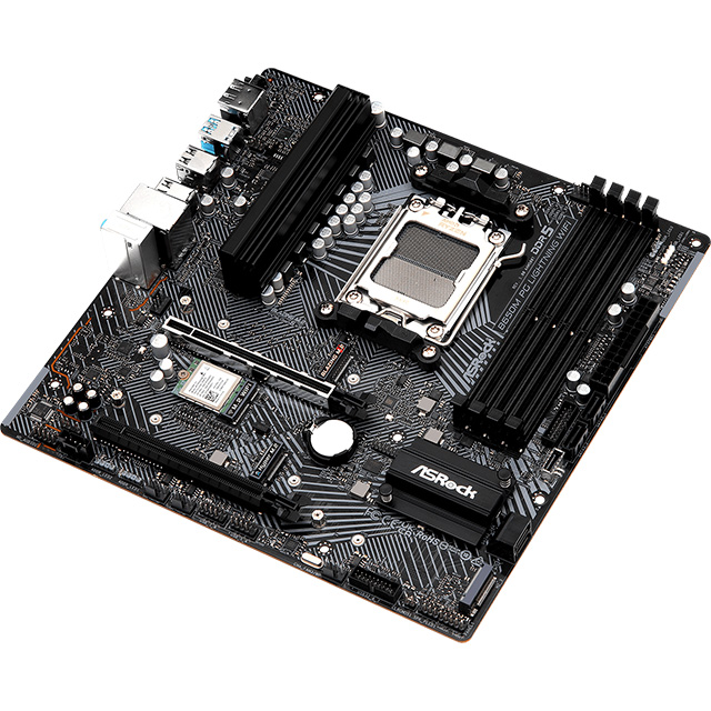 Tarjeta Madre ASRock B650M Phantom Gaming Lightning WiFi, Socket AM5, Micro-ATX, DDR5 7200Mhz, 3x M.2, PCIe 5.0