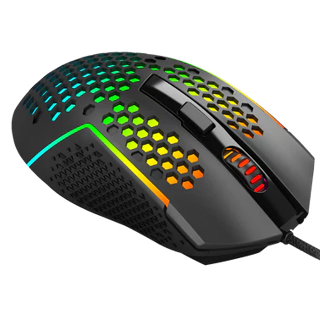 Mouse Gamer Redragon M987-K Reaping, Alambrico, 12,400 DPI, 6 Botones Programables, RGB, Ligero