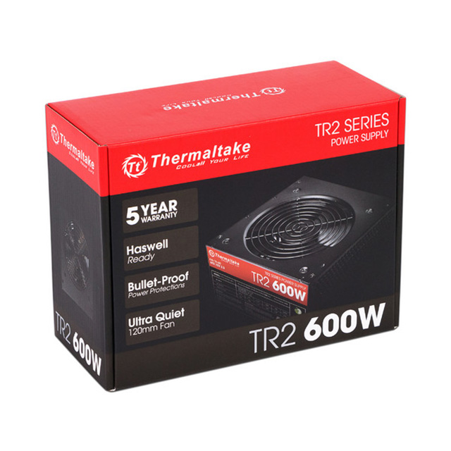 Fuente de Poder Thermaltake TR2, 600w, No Modular - TR-600CUS