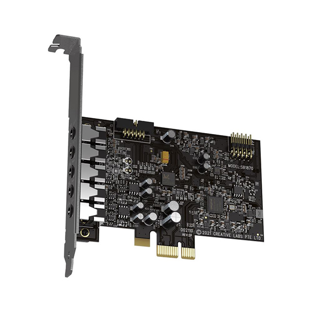 Tarjeta de sonido Creative Sound Blaster Audigy FX V2, PCI-e, 24-Bit, 192kHz - 70SB187000000