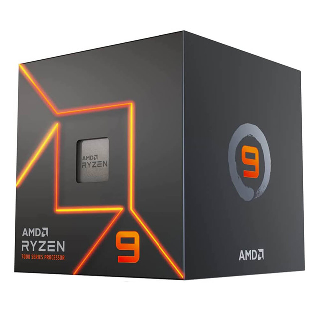 Procesador AMD Ryzen 9 7900, 12 Cores, 24 Threads, 3.7GHz Base, 5.4GHz Max, Socket AM5, Radeon Graphics - 100-100000590BOX