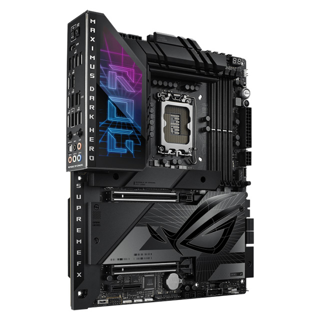 Tarjeta Madre Asus Rog Maximus Z790 Dark Hero, ATX. LGA1700, DDR5 8000Mhz, x5 M.2, Wifi, Bluetooth