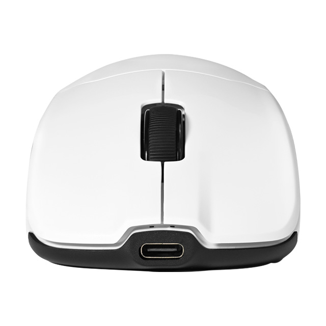 Mouse GameFactor MOW800, Inalámbrico, 26,000 DPI, Pixart 3395, Base recargable, Blanco - MOW800-WH