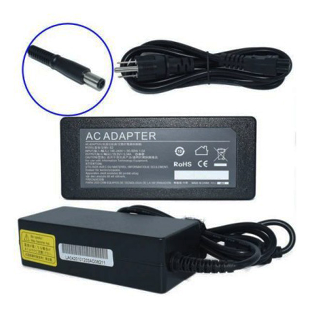 Cargador para laptop Dell, 65W 19.5V/3.34A 