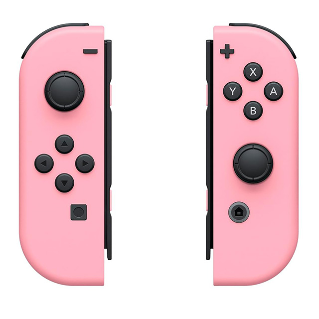 Controles Joy-Con Izquierdo y Derecho para Nintendo Switch, Color Rosa Pastel - Standard Edition