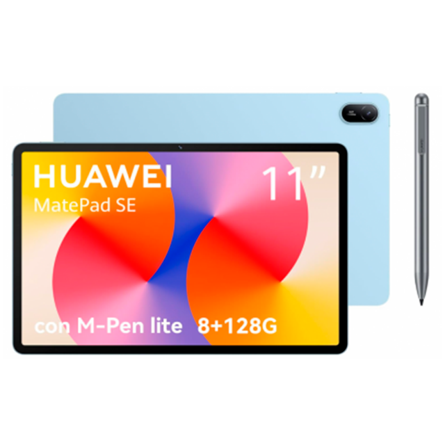 Tablet Huawei MatePad SE 11, 11", 8GB RAM, 128GB, incluye M-Pen Lite, FullView, azul – 53014GYW