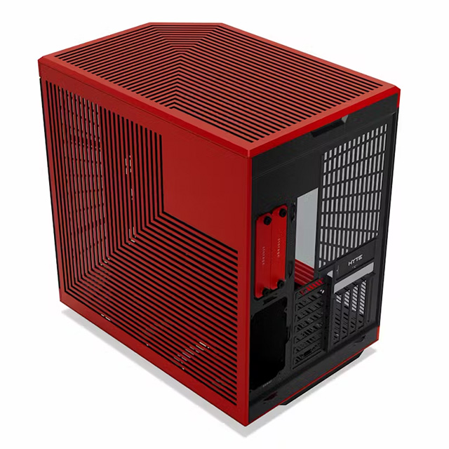 Gabinete Hyte Y70, Pantalla Touchscreen 4k/60Hz, Midtower, E-ATX, Negro con Rojo - CS-HYTE-Y70-BR-L