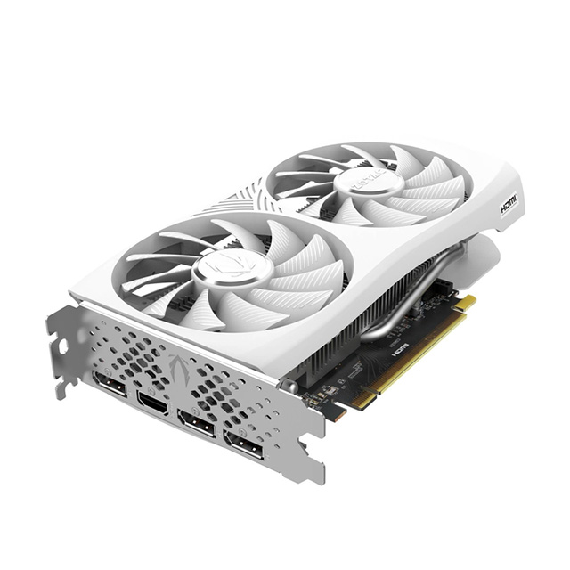 Tarjeta de video Zotac Gaming GeForce RTX 4060 8GB Twin Edge OC, DLSS 3, Ray Tracing, GDDR6, Blanco - ZT-D40600Q-10M