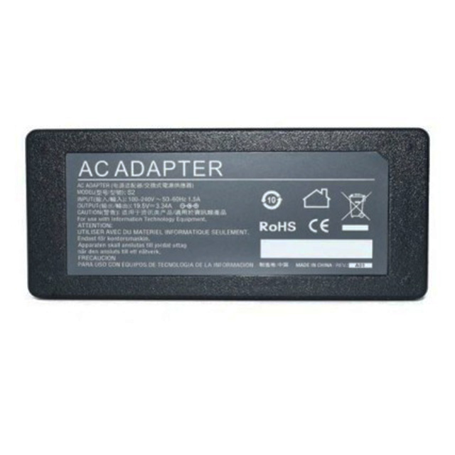 Cargador para laptop Dell, 65W 19.5V/3.34A 