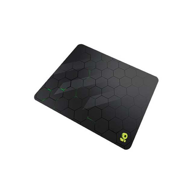 Mousepad Gamer Brobotix, Diseño Hexágono, Superficie Suave, Base Antiderrapante, Bordes Cocidos, Tamaño 31×40 cm, Color Gris - 6007075