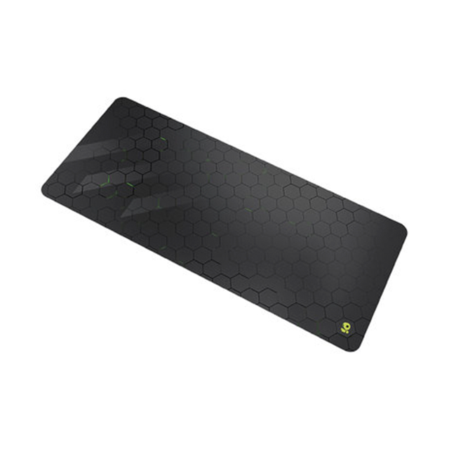 Mousepad Gaming Brobotix, Superficie Extra Suave y Antiderrapante, Repelente al Agua, Bordes Cocidos, Tamaño XL 40×90×0.3 cm, Color Gris - 6007099