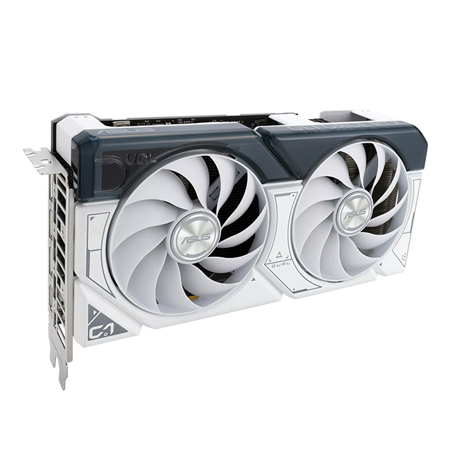 Tarjeta de Video Nvidia Asus Dual GeForce RTX 4060 White OC, 2 Ventiladores, 8GB GDDR6, OC, PCIe 4.0, Ray Tracing, Nvidia DLSS 3 - DUAL-RTX4060-O8G-WHITE