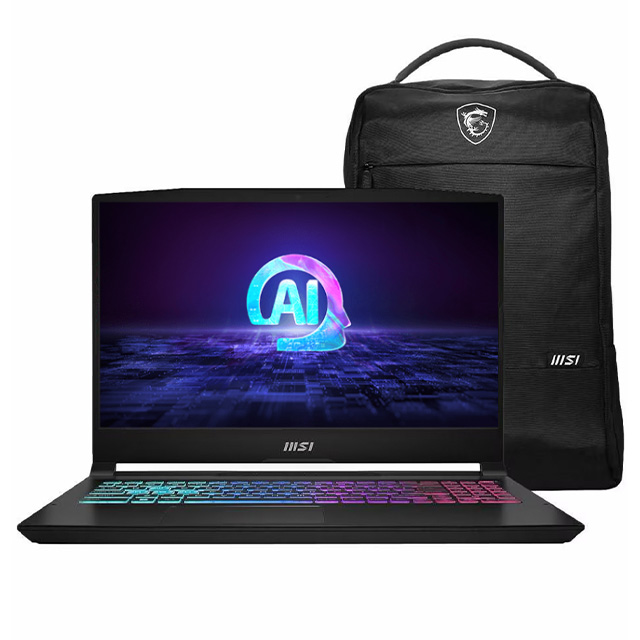 Laptop MSI Katana A15 AI B8VG, Ryzen 7 8845HS, 16GB RAM DDR5, RTX 4070, 512GB SSD, 15.6" 144Hz, Incluye mochila protectora de regalo - B12VGK-813US