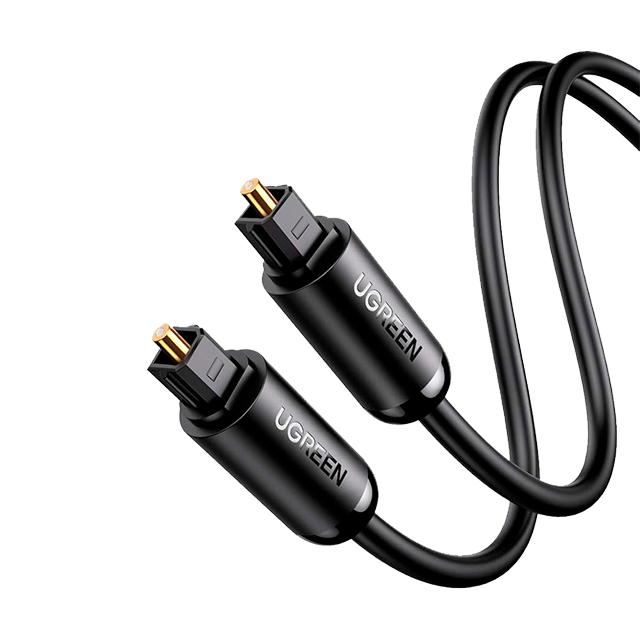 Cable Óptico de Audio Digital UGREEN Toslink SPDIF, Soporte Dolby DTS PCM 5.1, Fibra Óptica – 70892