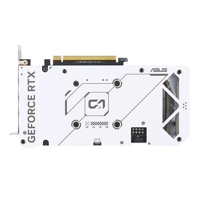 Tarjeta de Video Nvidia Asus Dual GeForce RTX 4060 White OC, 2 Ventiladores, 8GB GDDR6, OC, PCIe 4.0, Ray Tracing, Nvidia DLSS 3 - DUAL-RTX4060-O8G-WHITE