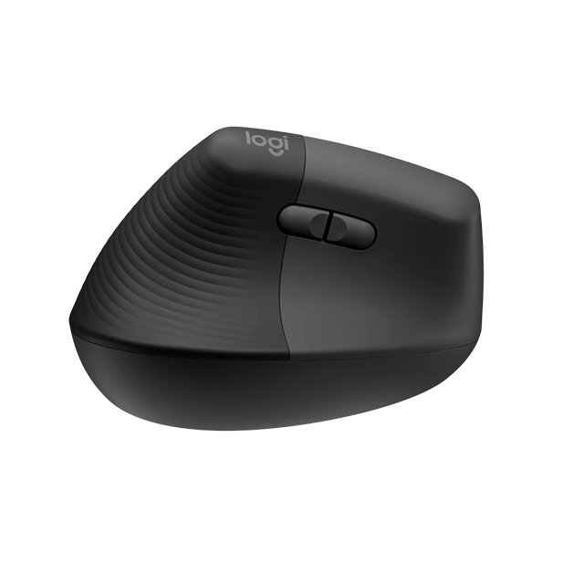 Mouse Ergonómico Logitech Lift Vertical, Inalámbrico, Zurdo, Bluetooth + USB Logi Bolt, Grafito – 910-006467