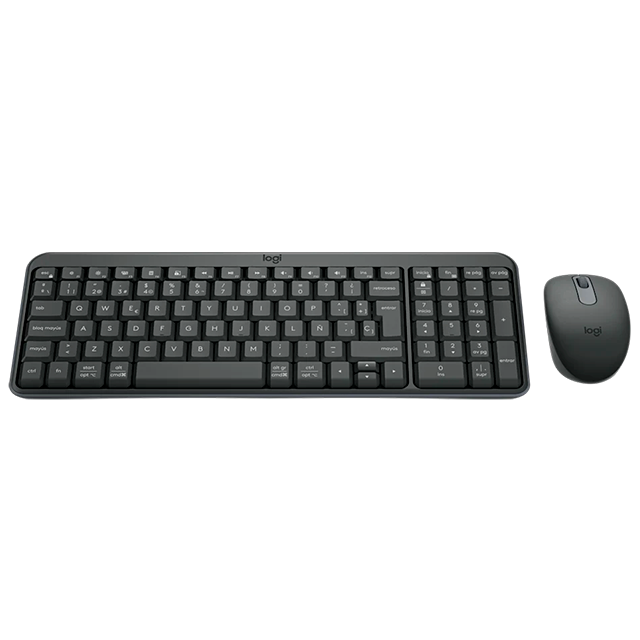 Combo Teclado y Mouse Logitech MK250 Inalámbrico, Compacto, Grafito – 920-013513