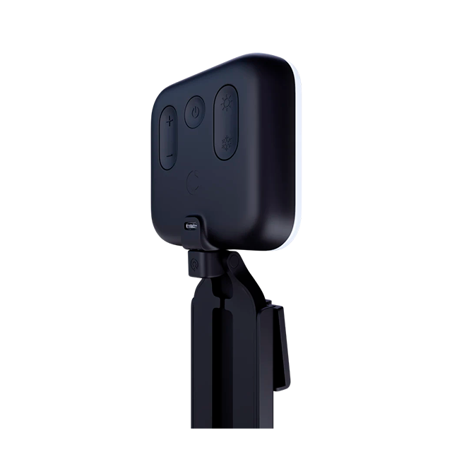 Lámpara Logitech Litra Glow LED para Streaming, Iluminación Suave, USB-C, Blanca – 946-000031