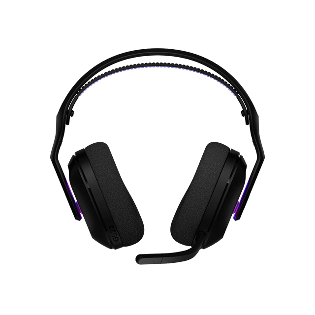 Diadema Gaming Logitech G522 LIGHTSPEED, RGB, Inalámbricos, Recargables, Sonido Surround, Micrófono Abatible, Color Negro - 981-001543
