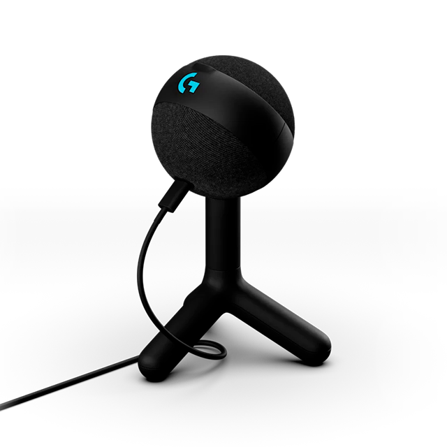 Micrófono USB Logitech G YETI ORB, RGB LIGHTSYNC, Condensador, Negro – 988-000550