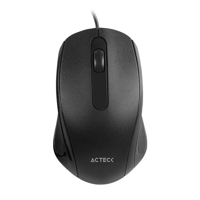 Mouse Alámbrico Acteck Optimize MA210, Sensor Óptico 1200 DPI, 2 Botones + Scroll, USB-A, Negro – AC-928830