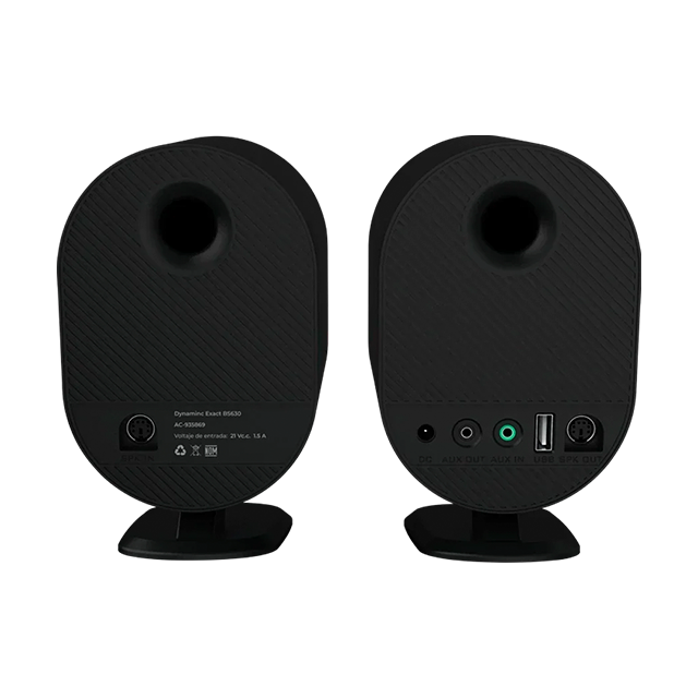 Bocinas Acteck Dynamic Exact BS630, Estéreo 2.0, 20W RMS, Bluetooth 5.0, AUX 3.5 mm, USB, Negro – AC-935869