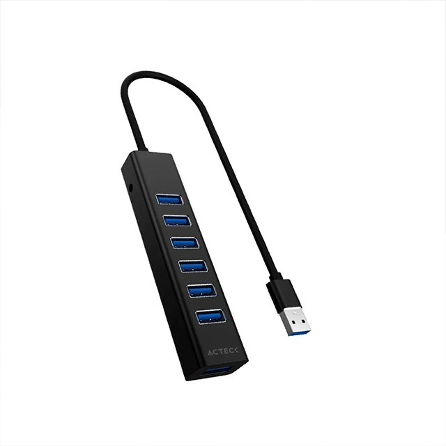 HUB USB C 7 en 1 Port X7C DH607 / 7xUSB  / 3.0 / USB A / Advanced Negro. AC-937030