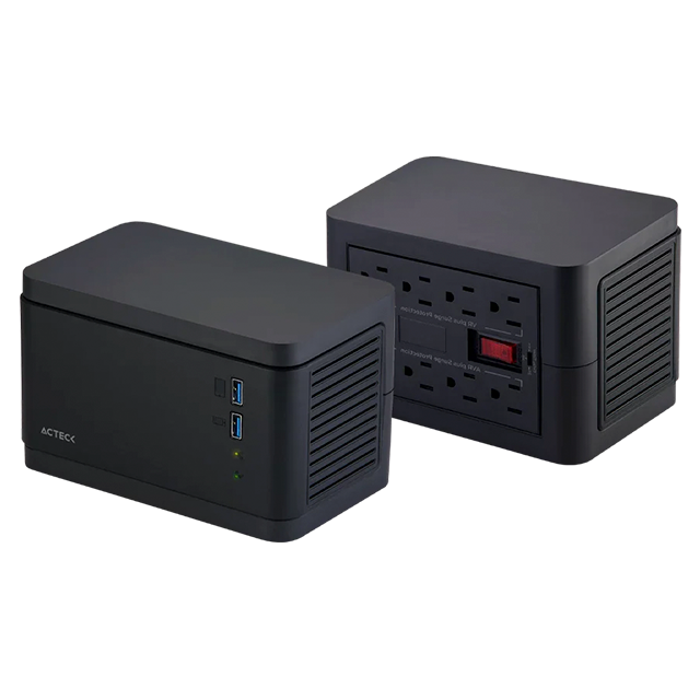 Regulador Acteck RV1200, 600W, 1.200VA, 8 Salidas - AC-938204