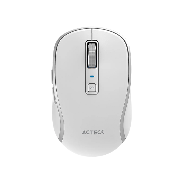 Mouse Acteck Optimize Trip Pro MI580, RF Inalámbrico/Bluetooth, Óptico, 1.600DPI, Recargable, Blanco - AC-939607