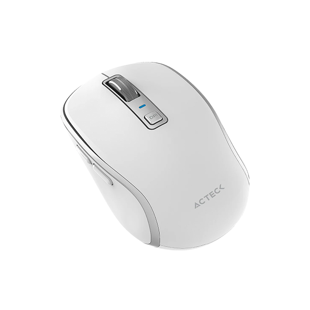 Mouse Acteck Optimize Trip Pro MI580, RF Inalámbrico/Bluetooth, Óptico, 1.600DPI, Recargable, Blanco - AC-939607