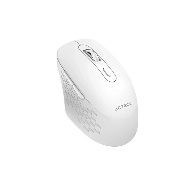 Mouse Acteck Optimize Flow MI480, RF Inalámbrico, Óptico, 1.600DPI, Blanco - AC-939843