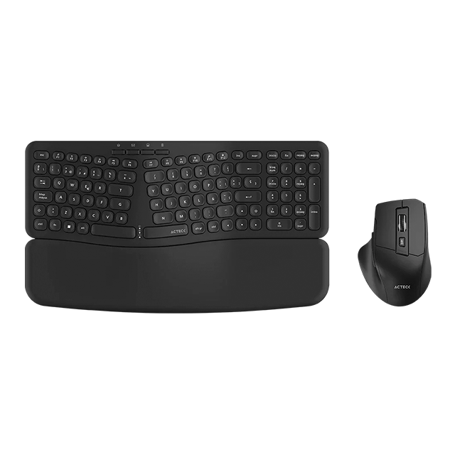 Combo de Teclado y Mouse Acteck Creator Ultra Confort MK650, Inalámbrico, USB, Negro, Español, Negro - AC-939867