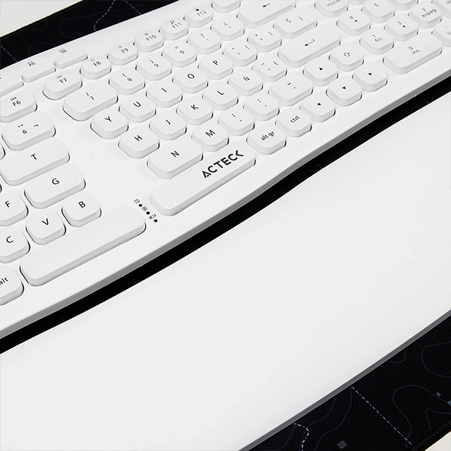 Combo de Teclado y Mouse Acteck Creator Ultra Confort MK650, Inalámbrico, USB, Negro, Español, Blanco - AC-939874