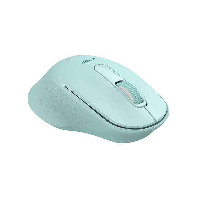 Mouse Acteck Óptico Optimize Ergo MI470, Inalámbrico, USB-A, 1600DPI, Tiffany - AC-939898