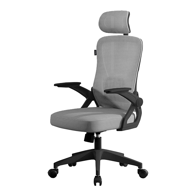 Silla de Oficina Flux Core EC303HR, Respaldo de Malla, Reposabrazos Abatibles, Inclinación 120°, Negro/Gris – AC-944168