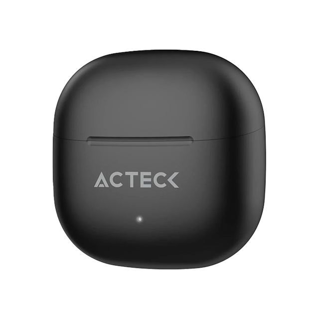 Audífonos Inalámbricos Acteck Flow AIR EF590, Bluetooth 5.4, TWS, Estéreo 2.0, Micrófono, hasta 24 h con Estuche, Negro – AC-945899